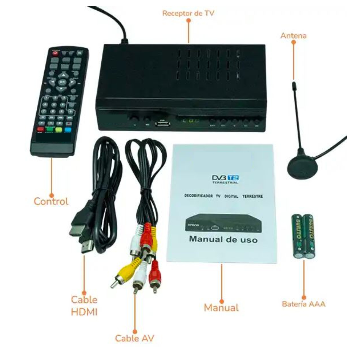 Miniatura 3 de Decodificador Para Tv Receptor TDT